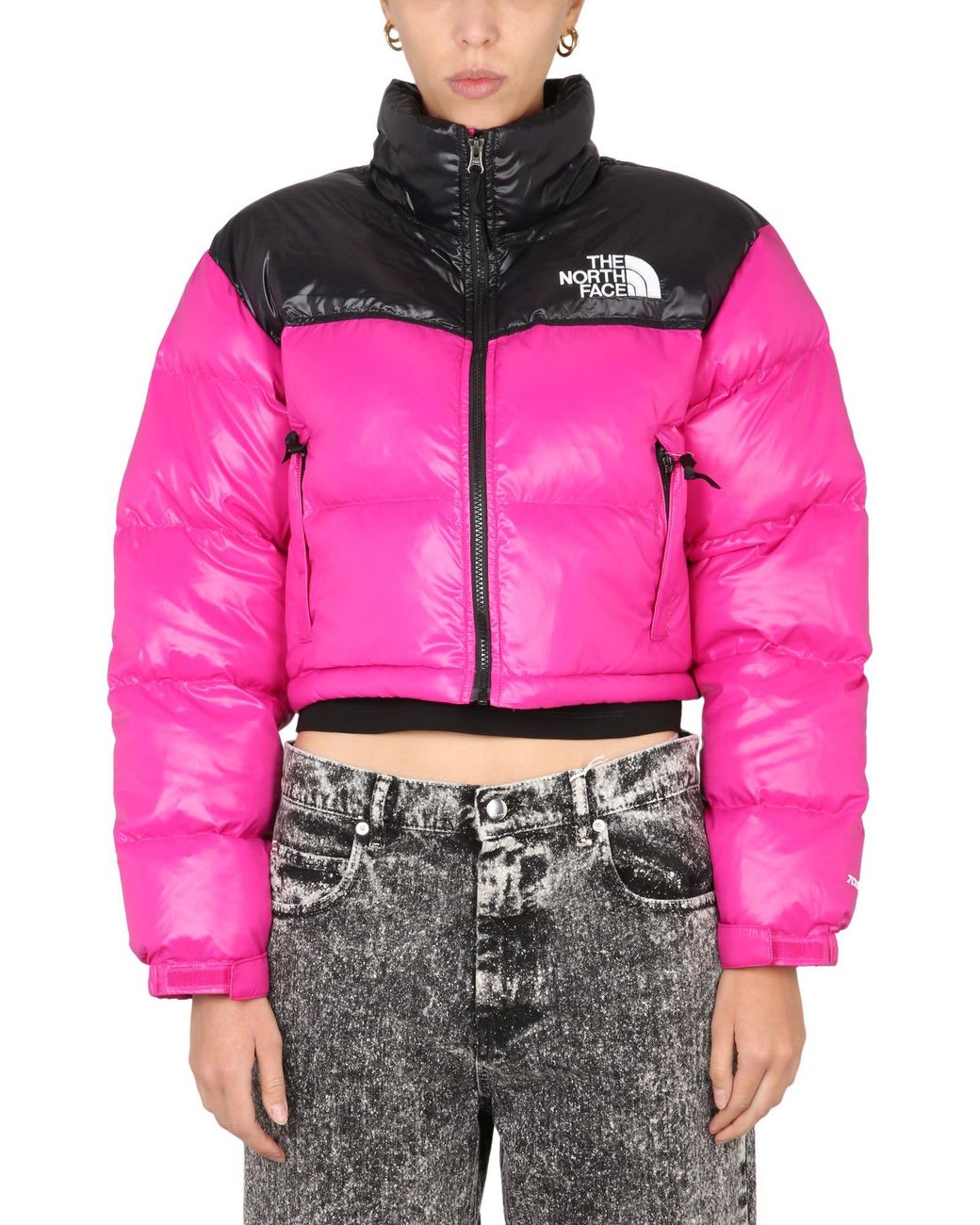 The North Face Nylon Nuptse Jacket in Pink Lyst UK