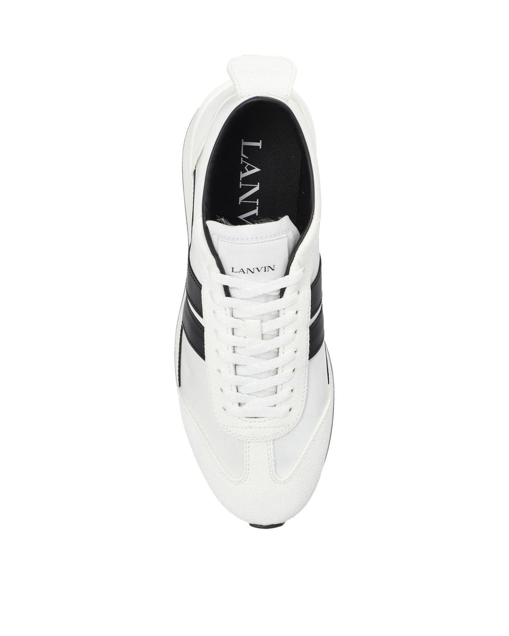 Lanvin White "Bumper" Sports Shoes for men