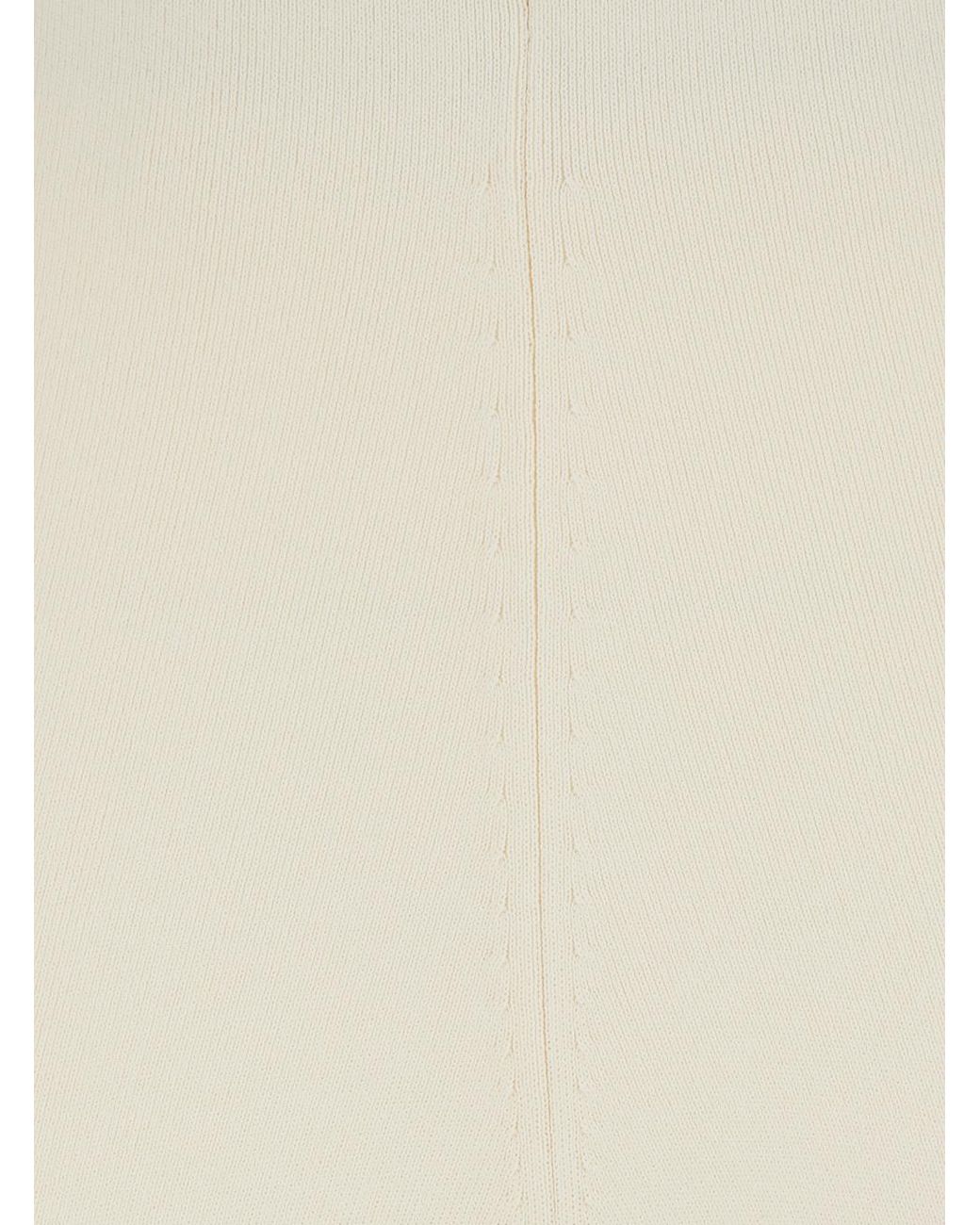 Max Mara White Wide-Leg Trousers Strillo Viscose