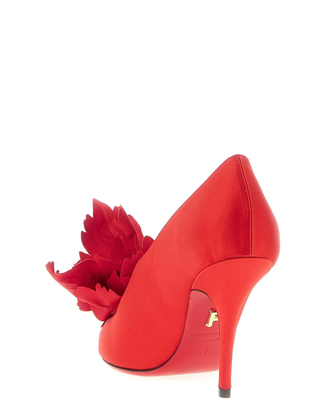 Ferragamo Red Galia Heels