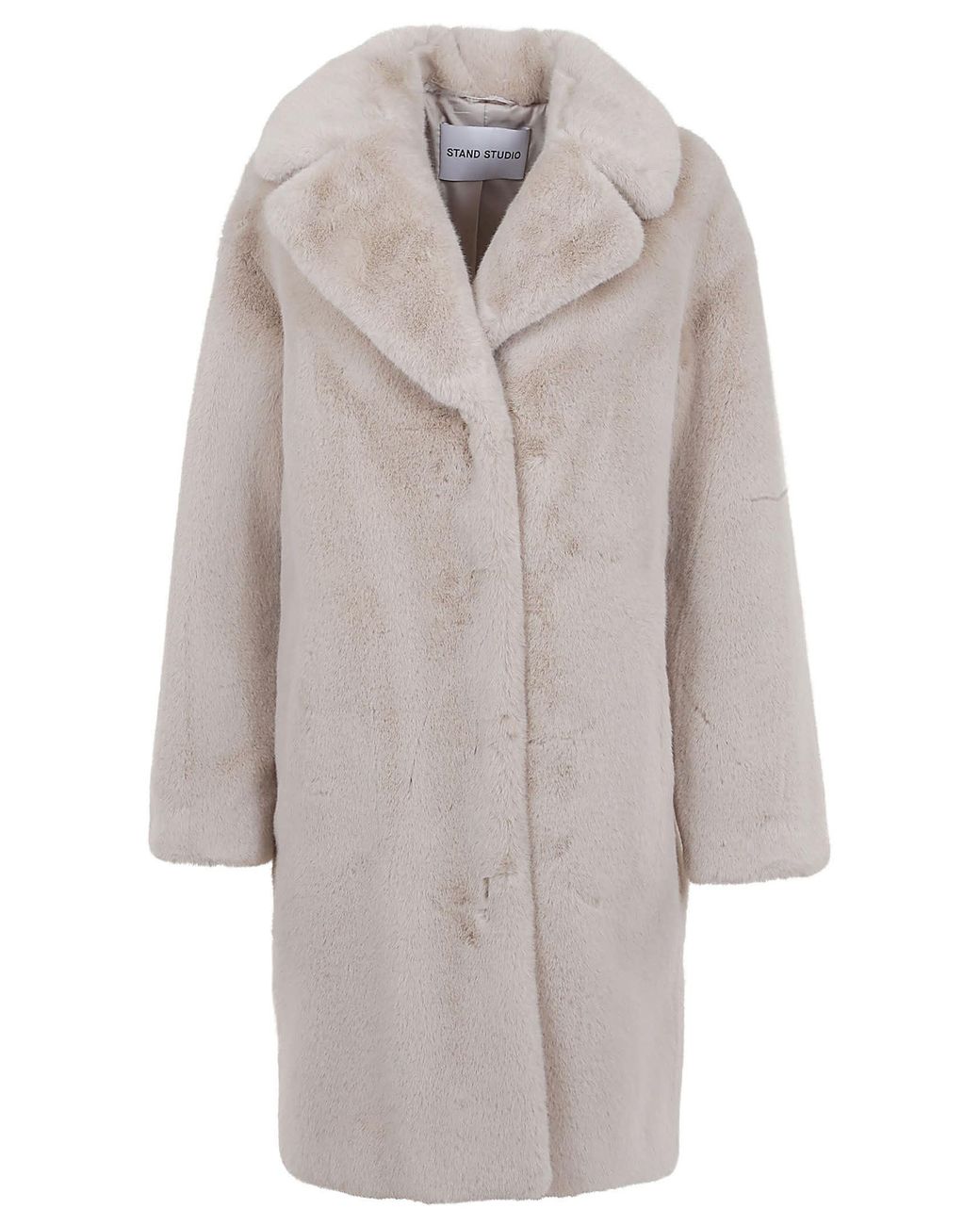 Stand Studio Camille Cocoon Coat in Gray | Lyst