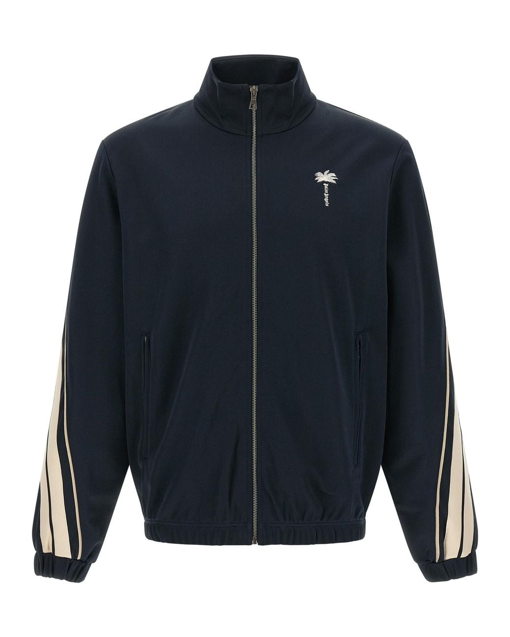 Palm Angels Blue Palm Angels Technical Track Jacket for men