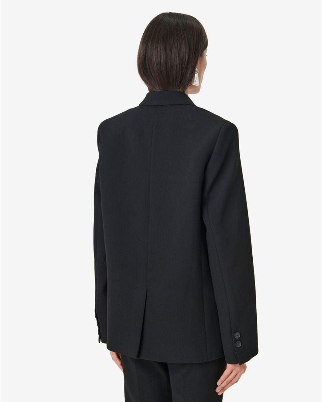 IRO Blue Iro Single-Button Wool Blazer