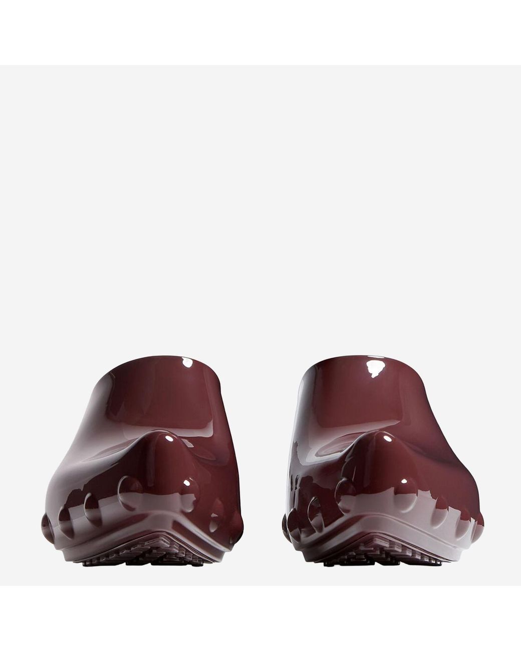 Bottega Veneta Red Mules Gondola Rubber