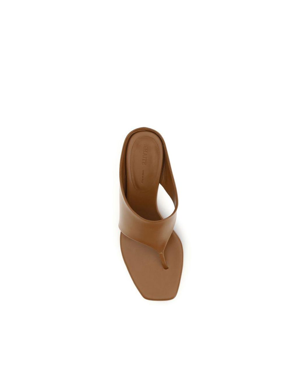 Khaite Brown Mule Sandals Marlow
