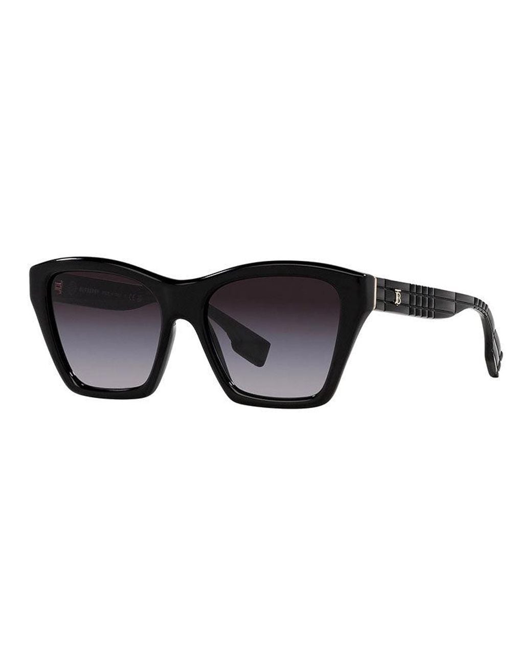 Burberry Black Sunglasses Square Full Rim, Frame And Gradient Lens Be439130018G