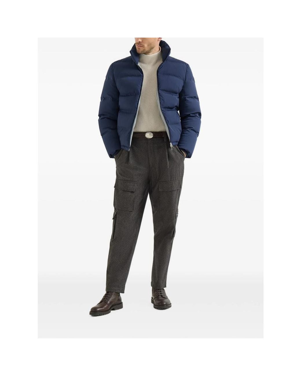 Brunello Cucinelli Blue Jackets for men