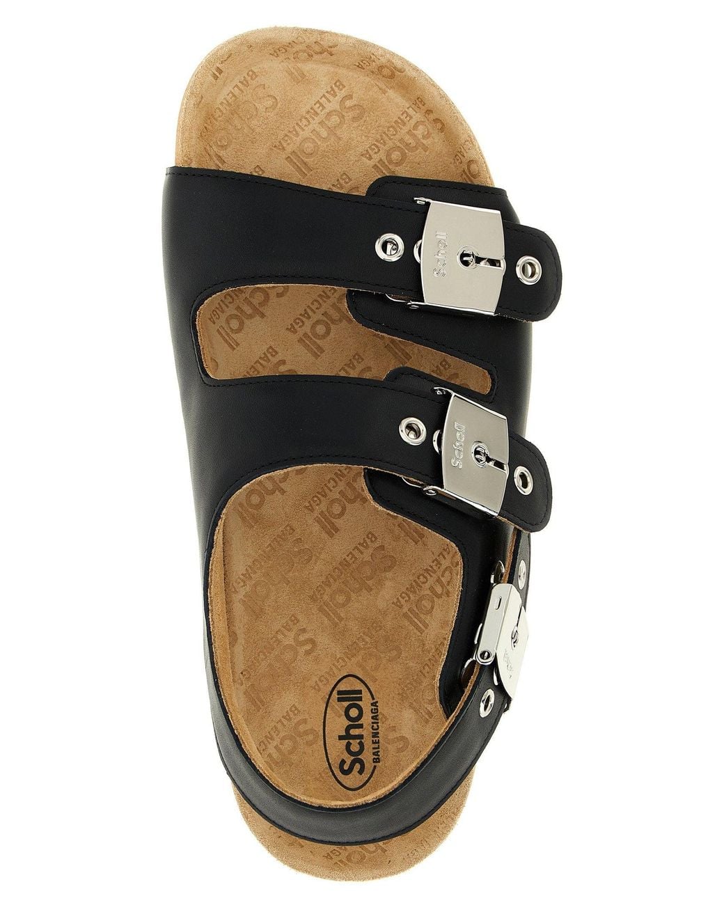 Balenciaga White Scholl Sandal for men