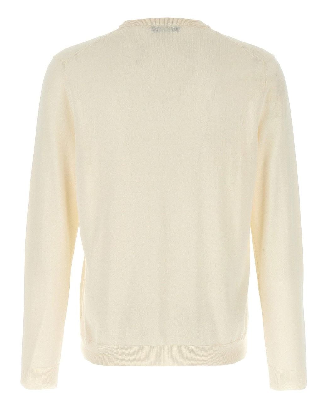 Zanone Natural Crew Neck Cotton Sweater for men