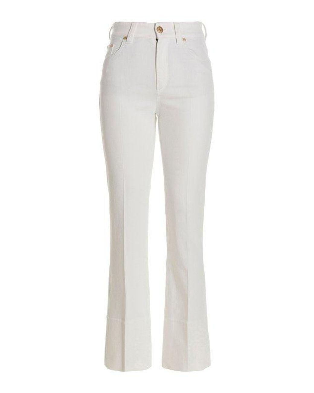 Brunello Cucinelli White Off Tailored Trousers