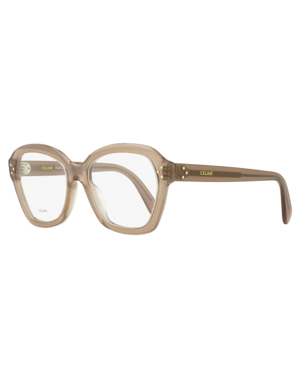 Céline Black Geometric Butterfly Eyeglasses Cl50100I 045 Transparent- 54Mm/ Plastic (Acetate)