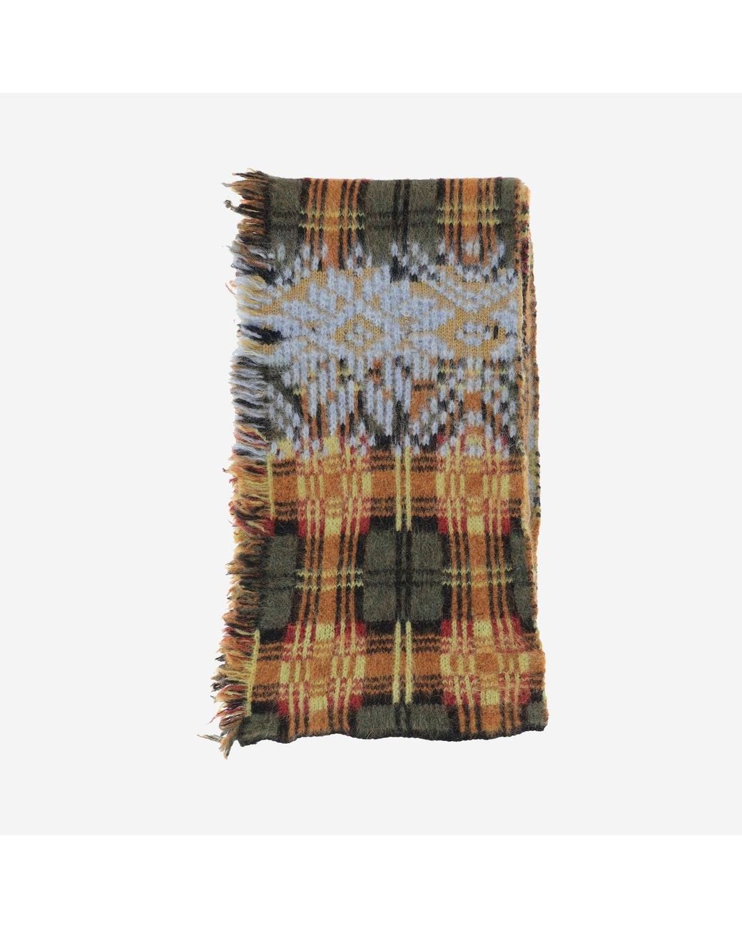 Dries Van Noten Multicolor Scarf Alpaca And Wool Scarfs