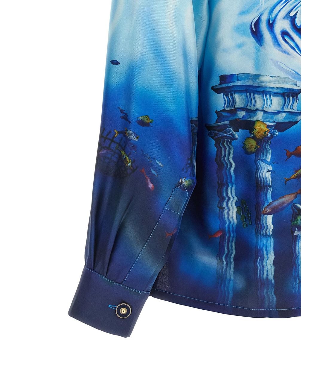 Casablanca Blue Lost Atlantis Shirt for men