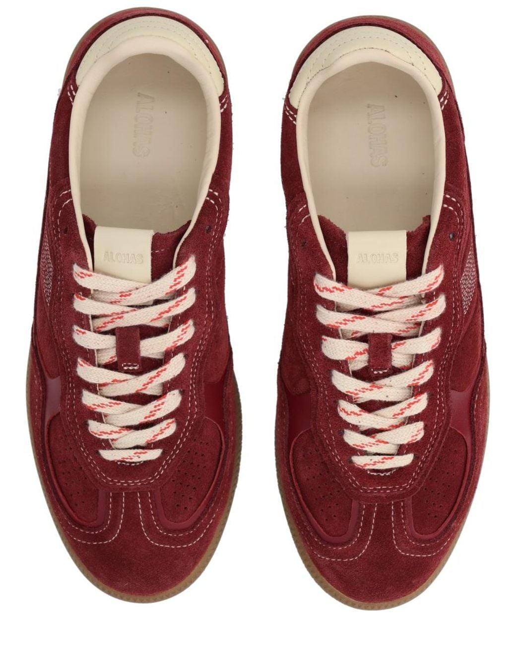 Alohas Red Alohas Suede Cow Leather Sneaker