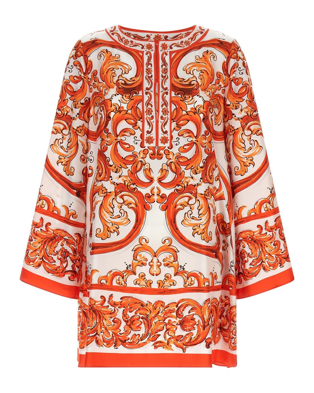 Dolce & Gabbana Red Dolce & Gabbana 'Maiolica' Dress