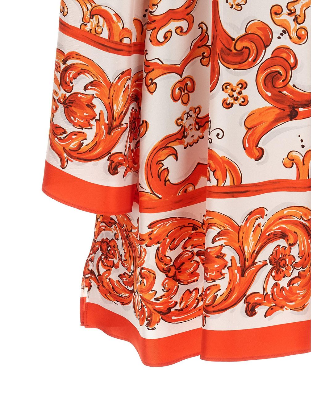 Dolce & Gabbana Red Dolce & Gabbana 'Maiolica' Dress