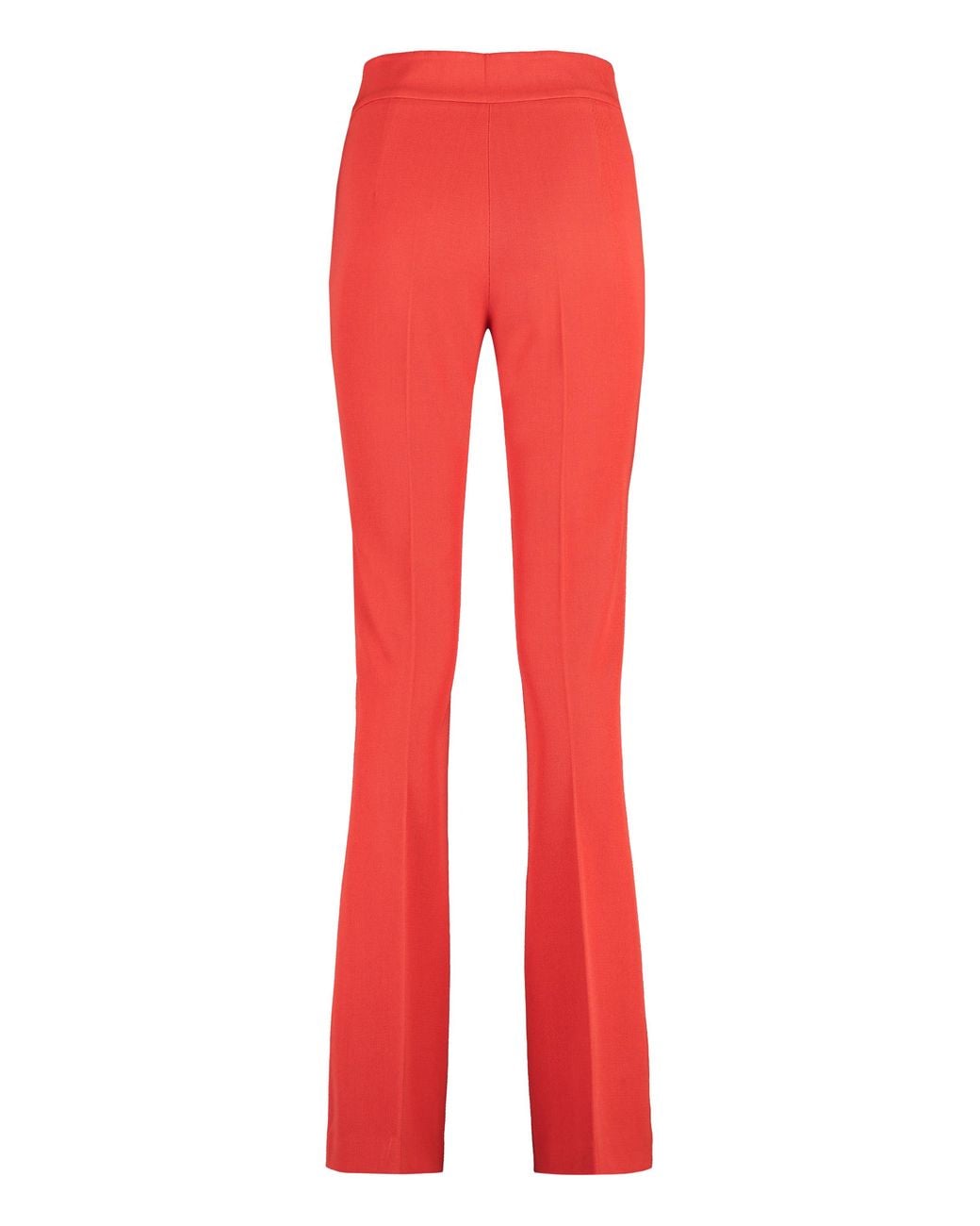 Genny Genny Virgin Wool Blend Flared Trousers