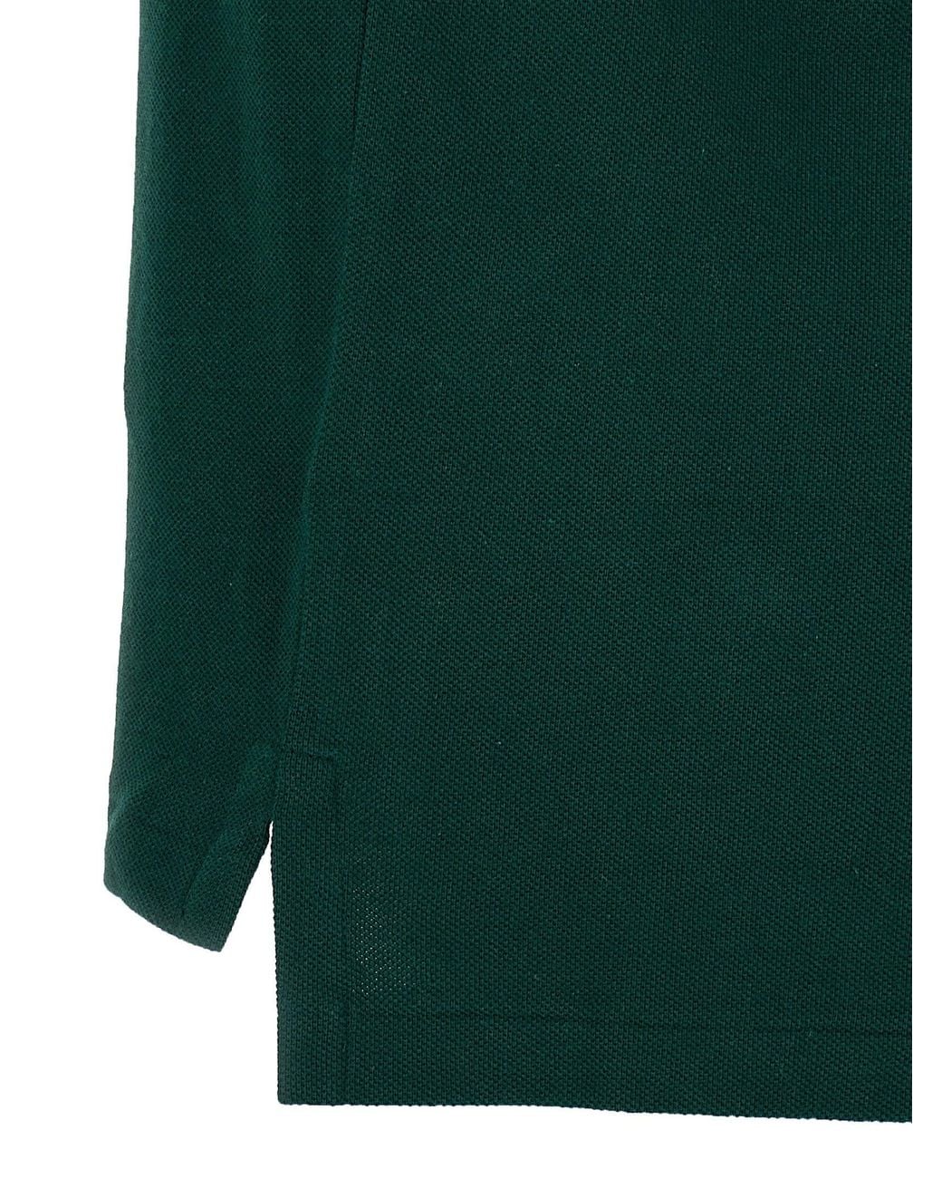 Polo Ralph Lauren Green Logo-Embroidered Piqué Polo for men