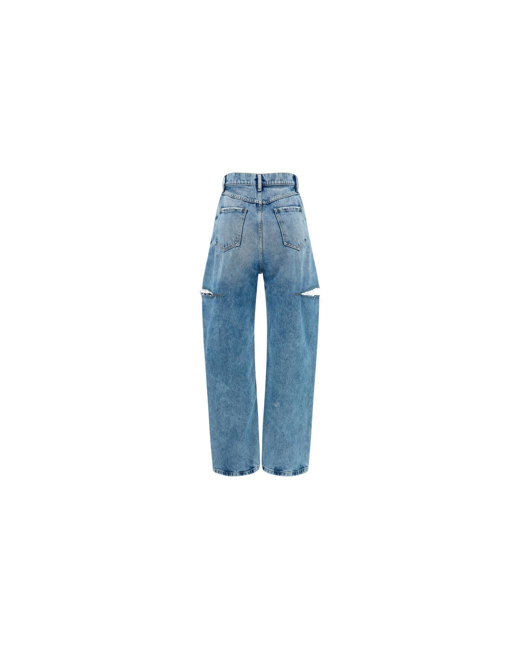 Maison Margiela Blue Cotton Jeans