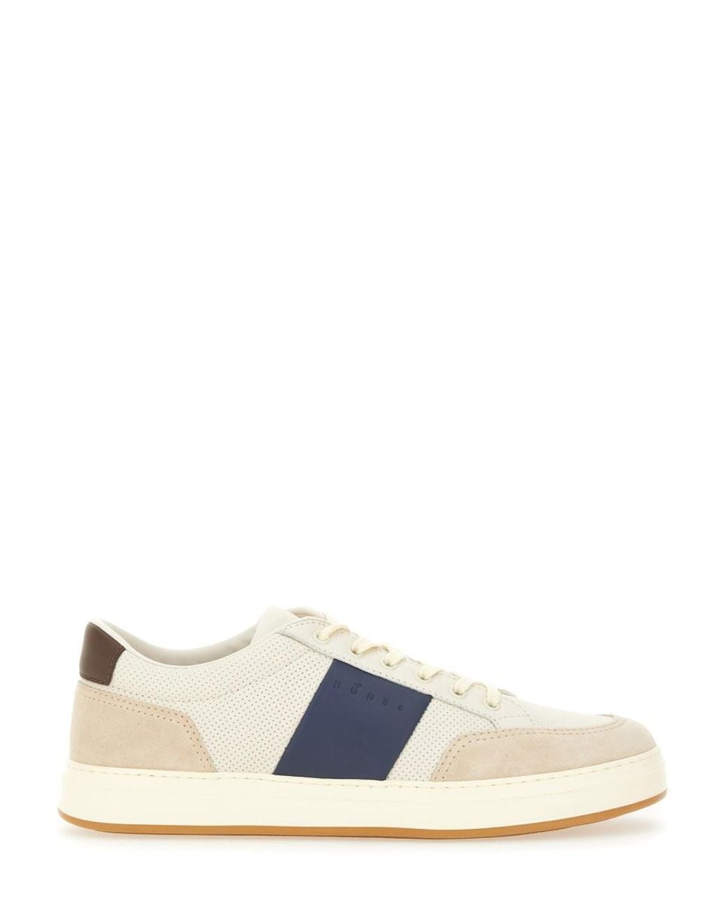 Hogan White Hogan Calfskin Sneakers for men