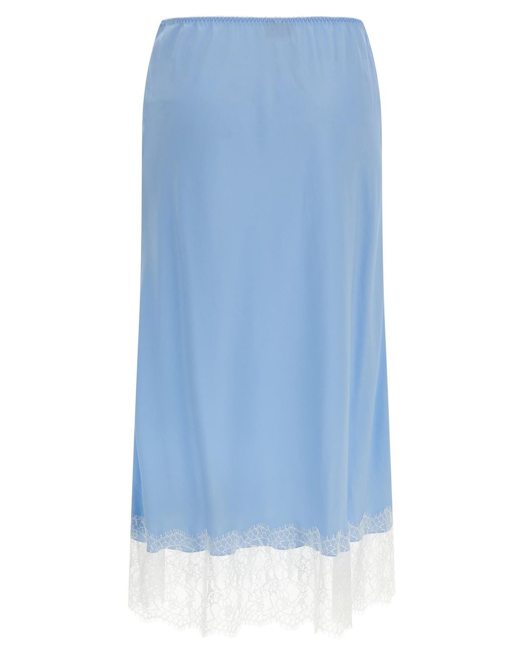 Moschino Blue Lace Skirt