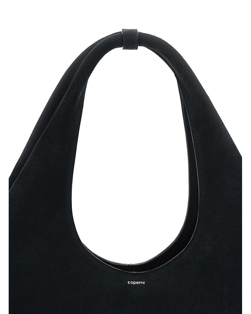 Coperni Black Shoulder Bag Suede
