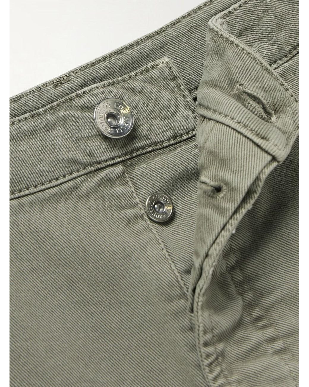 Brunello Cucinelli Green Straight-Leg Trousers for men