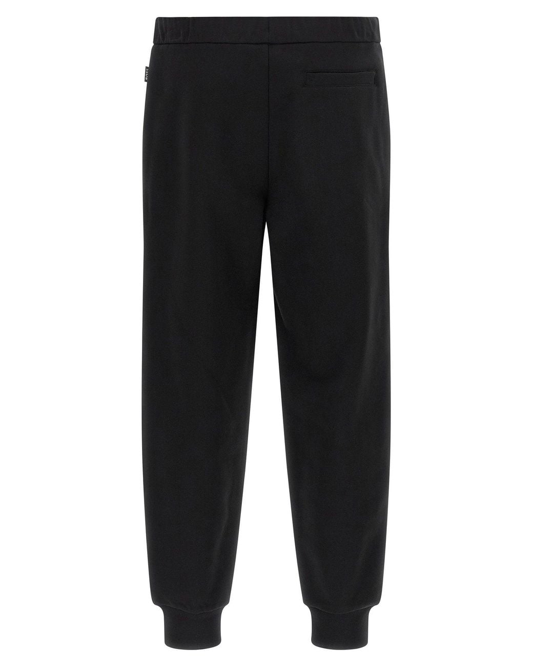 Boss Black Striped Knit Insert Joggers