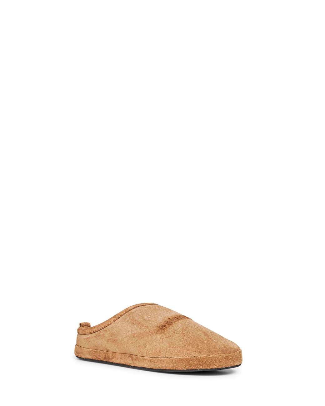 Balenciaga Brown Suede Alaska Slippers for men