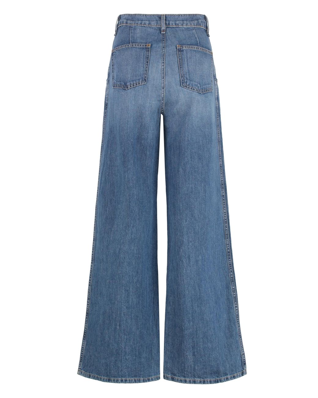 ASKK NY Blue Askk Ny Cotton-Linen Cropped Jeans