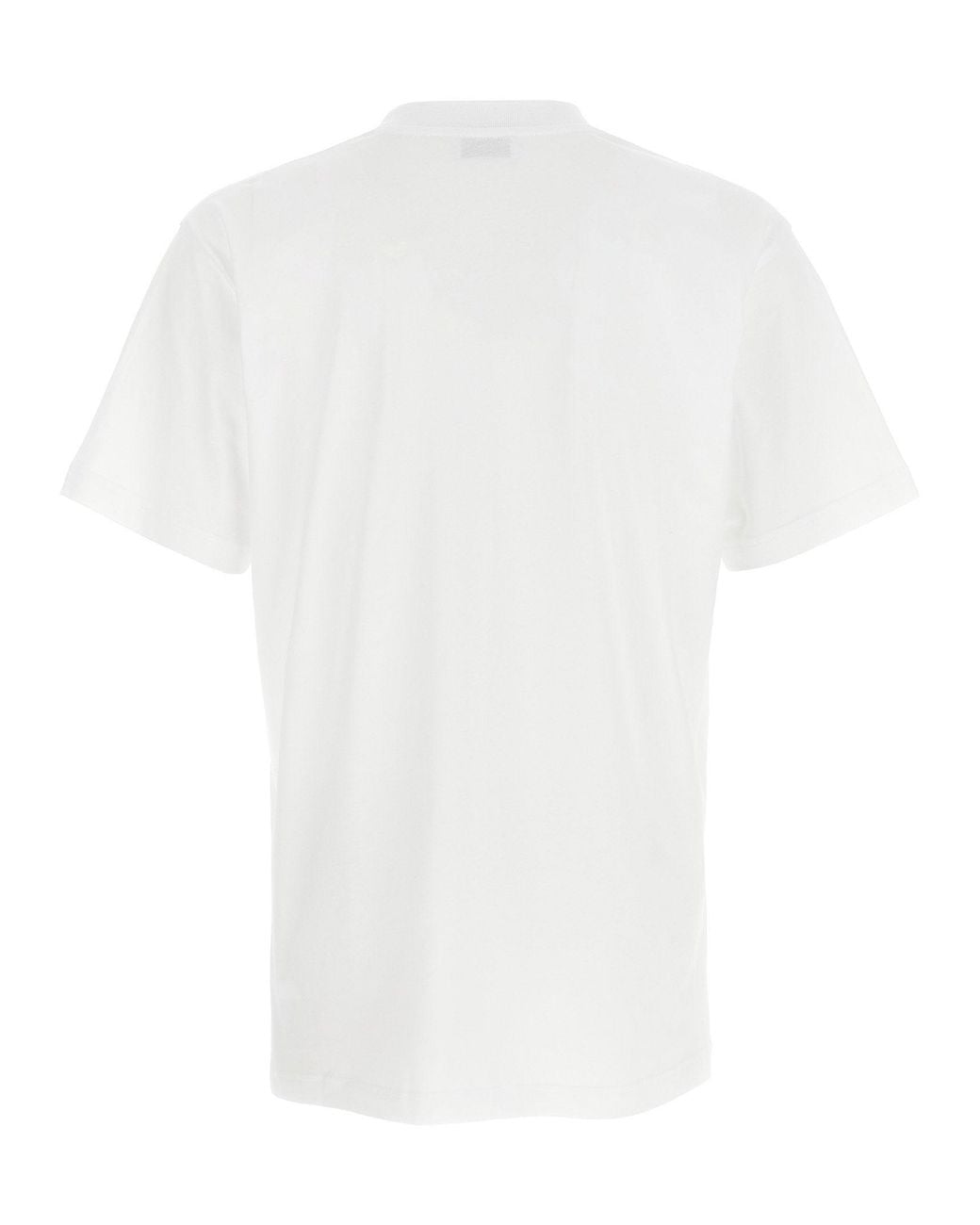 Moschino White Logo-Print T-Shirt