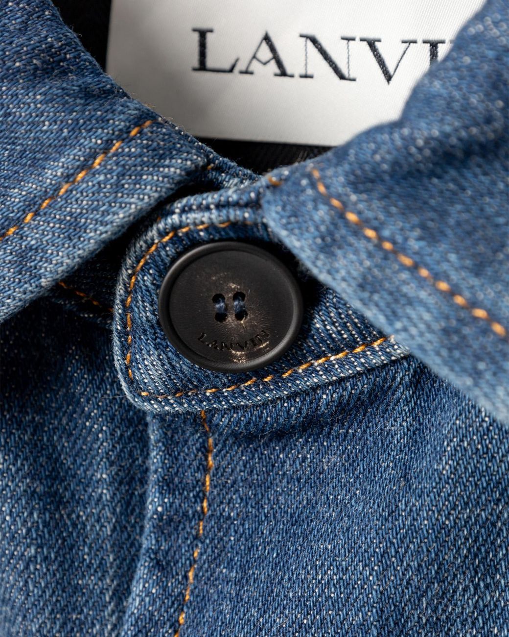 Lanvin Blue Classic Denim Shirt for men