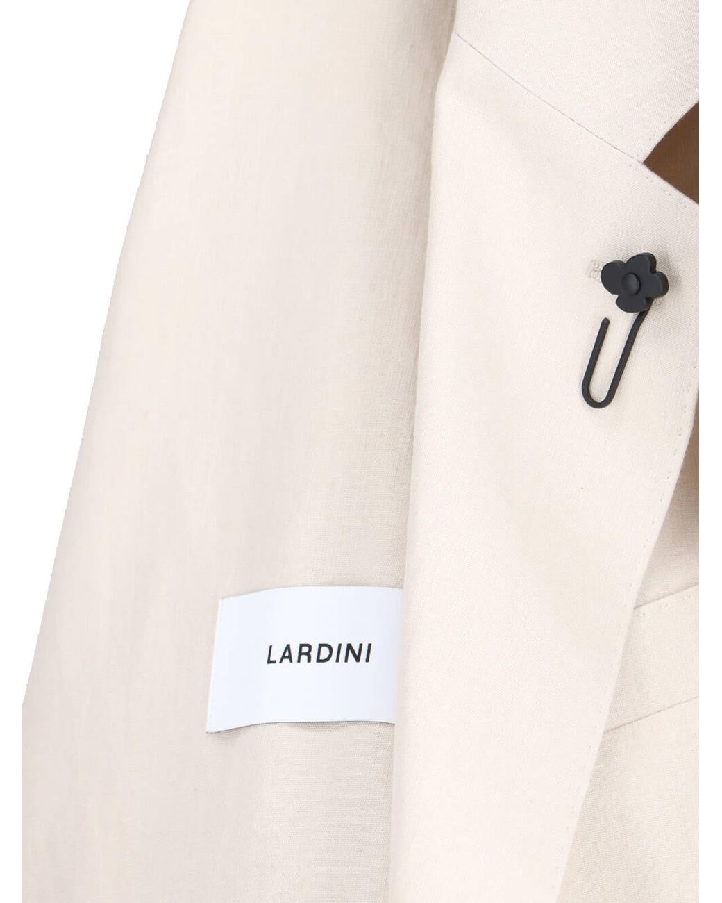 Lardini White Single-Breasted Blazer for men