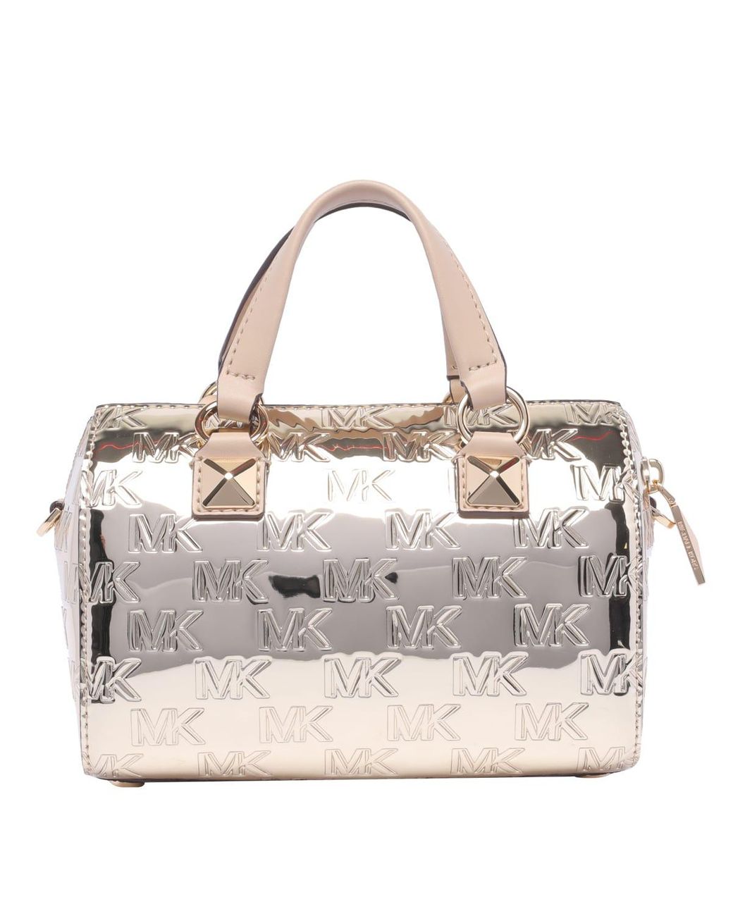 Metallic michael kors bag deals