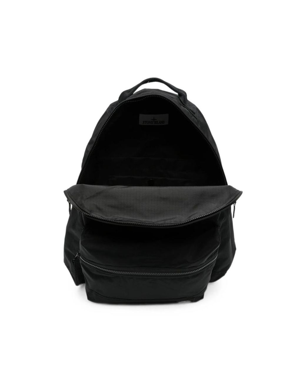 Stone Island Black Backpacks for men