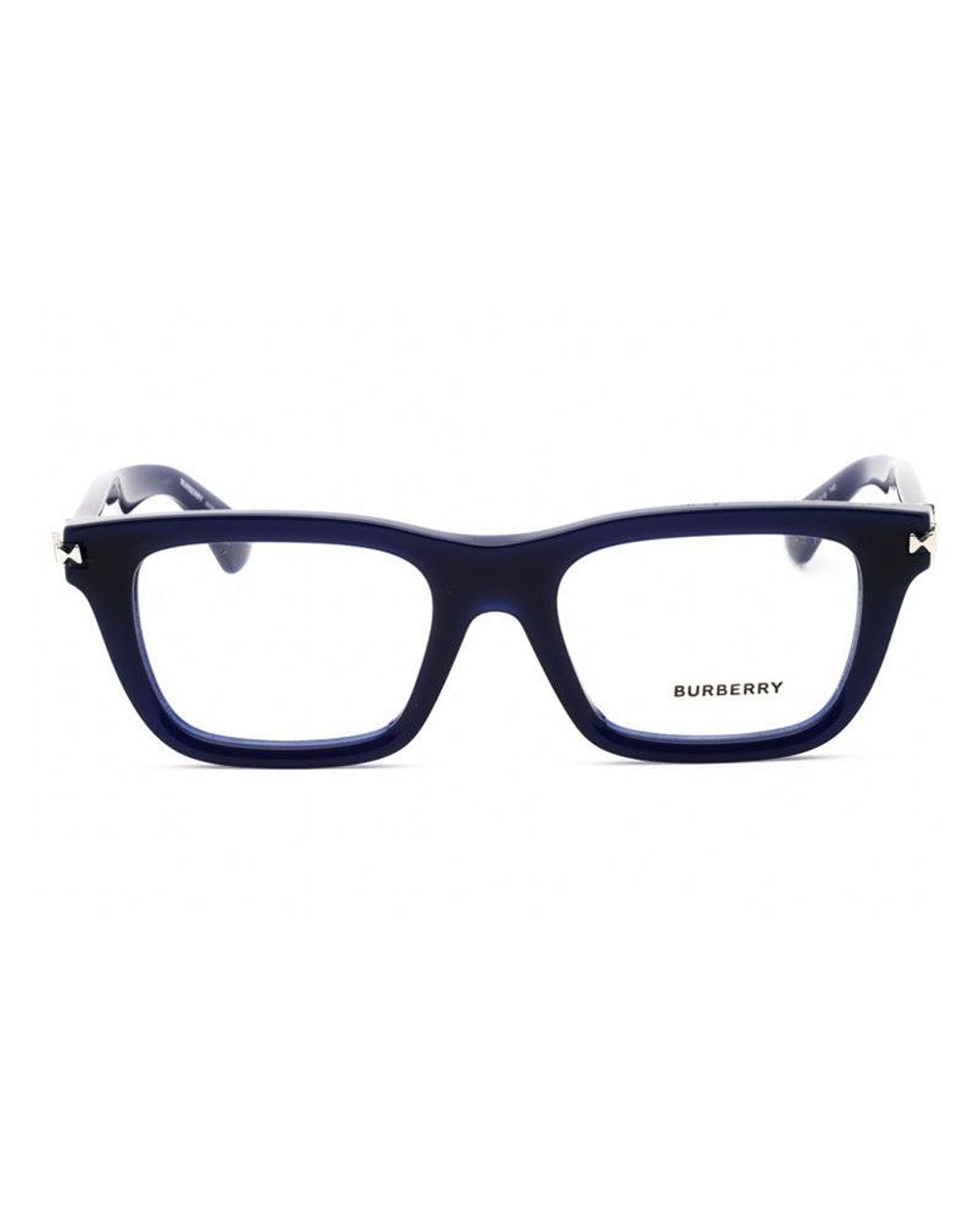 Burberry Blue Eyeglasses Rectangle Full Rim, Frame And Clear Demo Lenses Lens Be24194120 for men