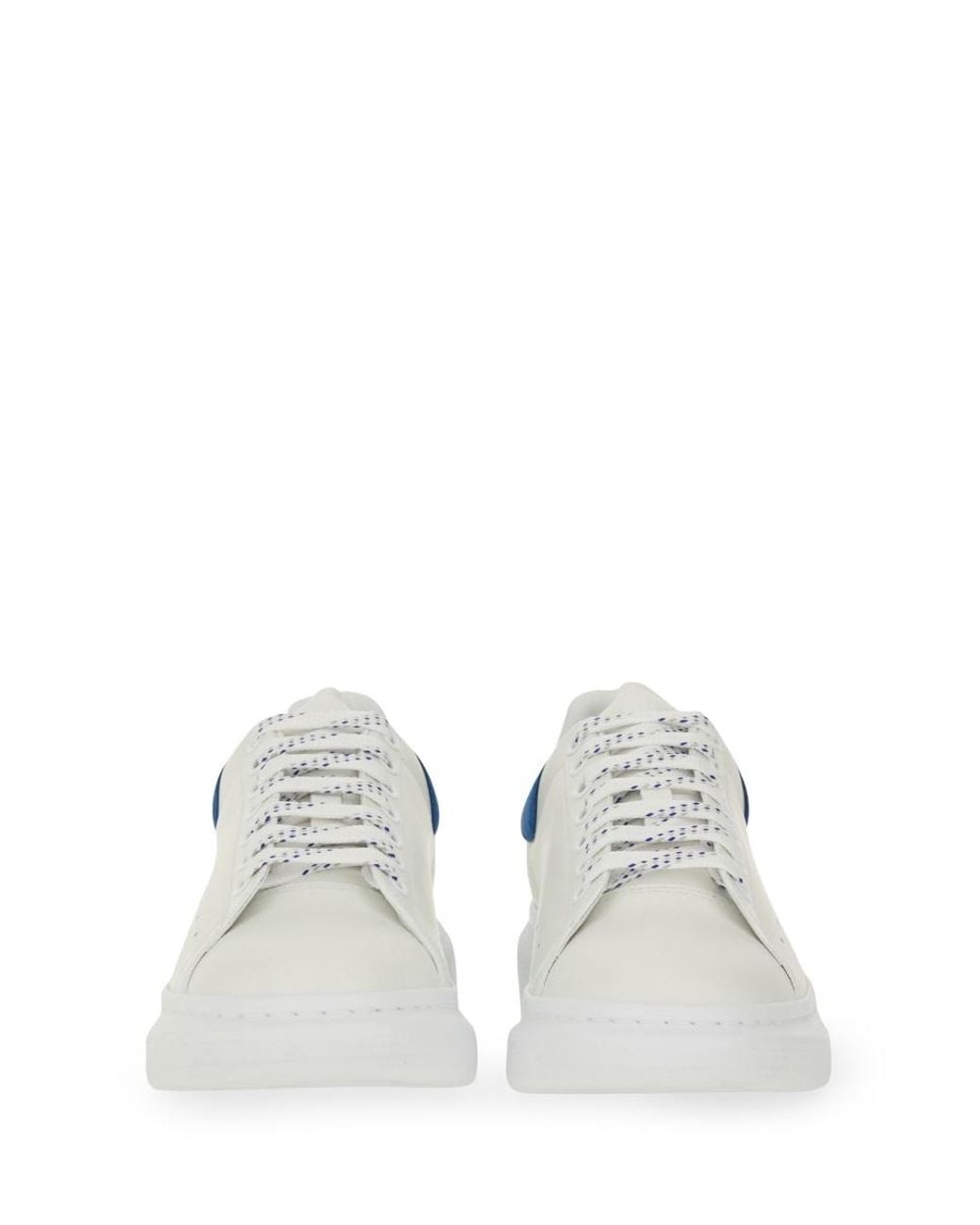 McQueen White Alexander Mcqueen Oversized Leather Sneaker for men