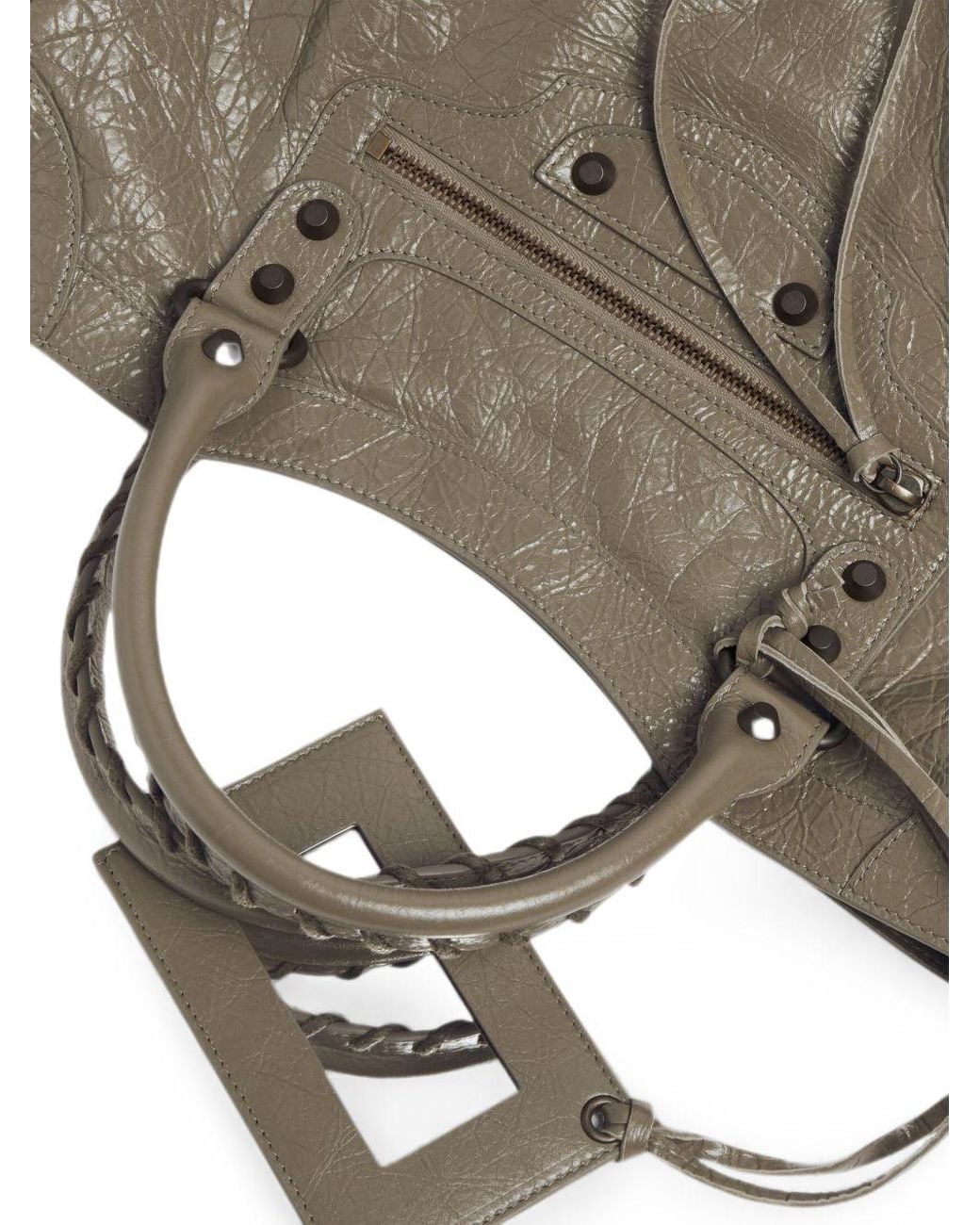 Balenciaga Metallic City Shoulder Bag