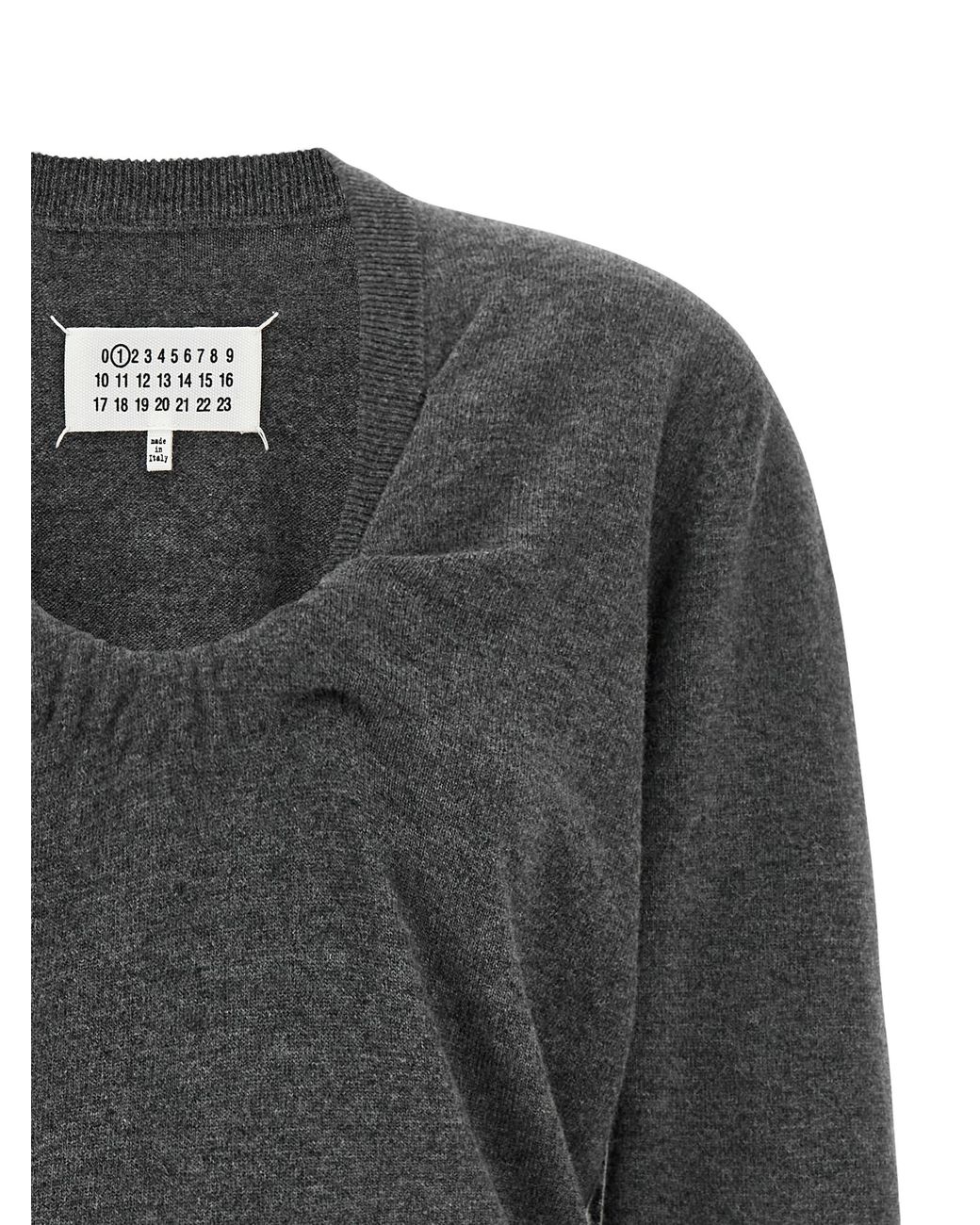 Maison Margiela Gray Maison Margiela Twist Sweater