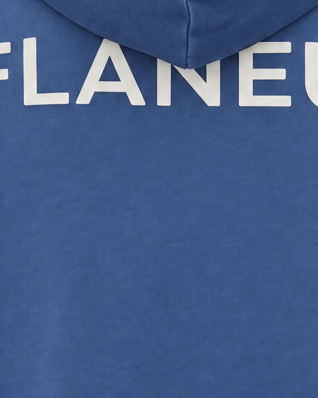 flâneur Blue Sweatshirt Zip-Up Ombre Cotton Sweater for men