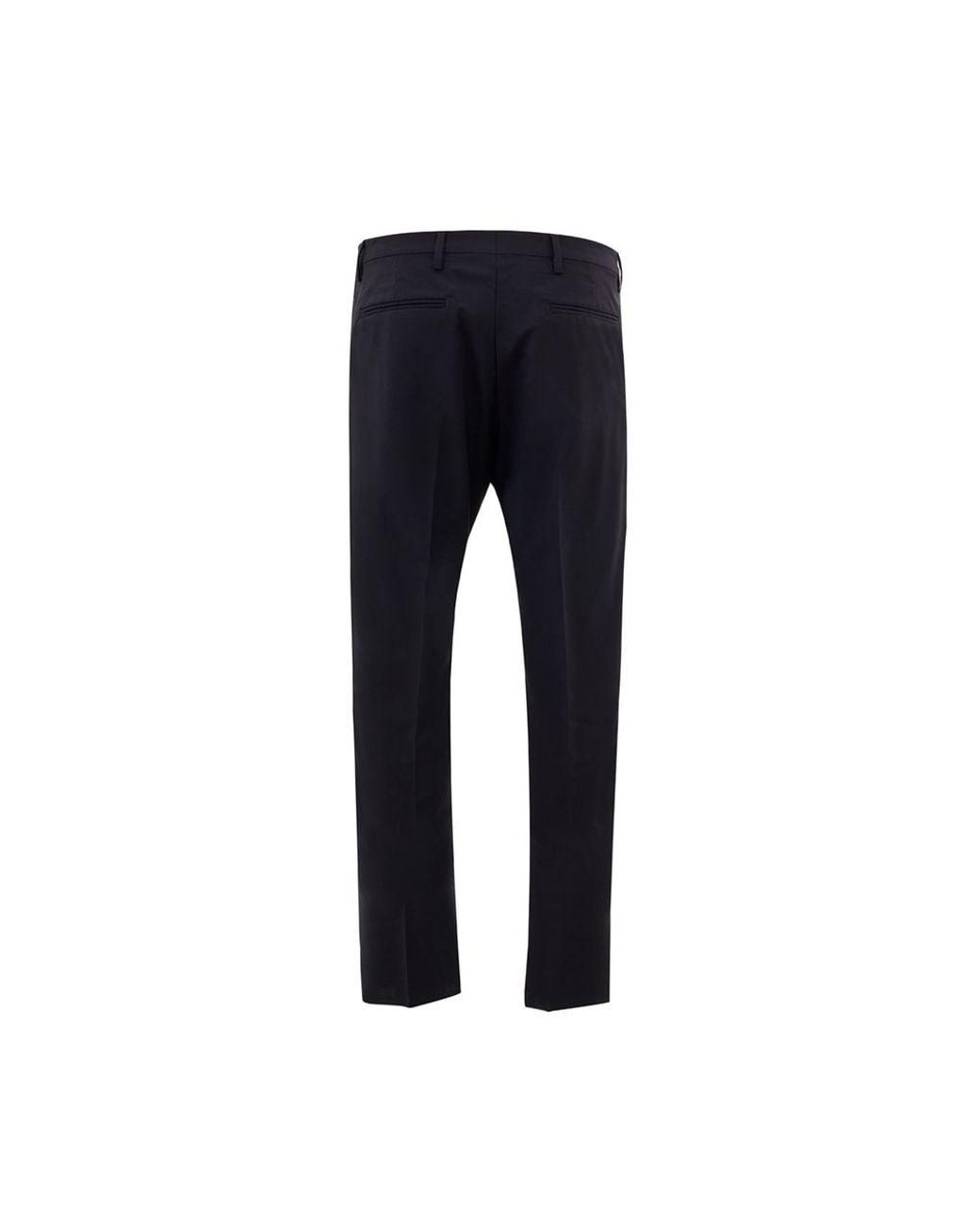 Valentino Garavani Blue Wool Dress Pants for men