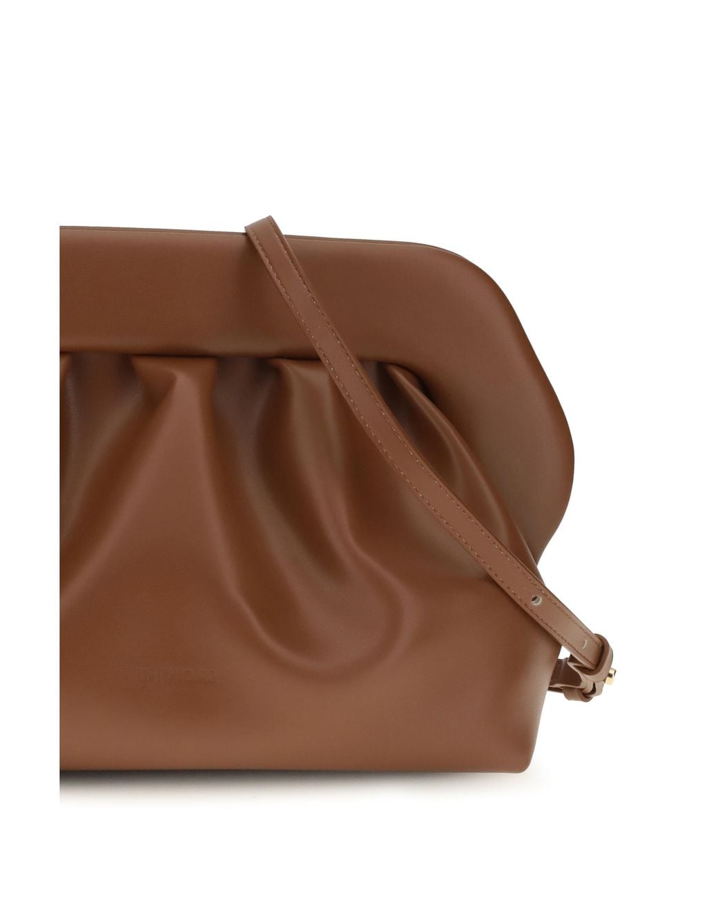 THEMOIRÈ Brown Bios Vegan Leather Clutch Bag