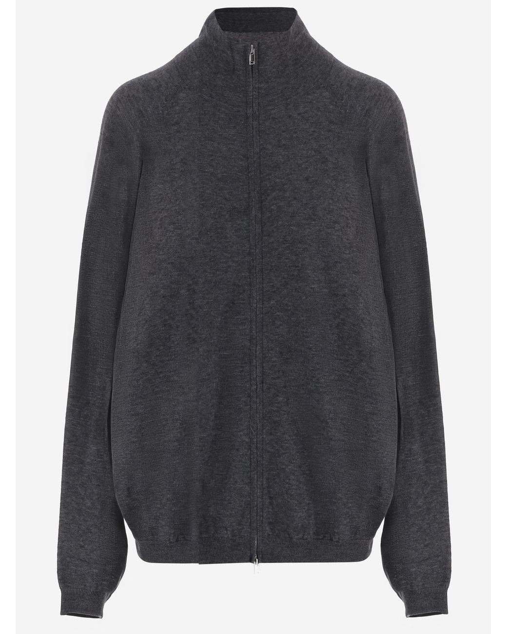 Frankie Shop Gray Jacket Wool-Blend