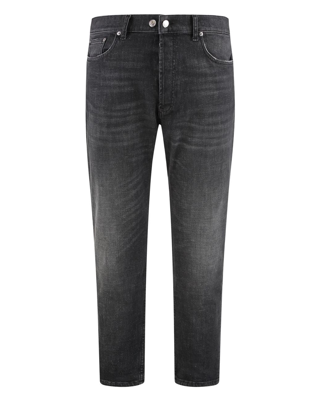 Department 5 Gray Jeans Relaxed Fit Musso Cotton Regular & Straight-Leg for men