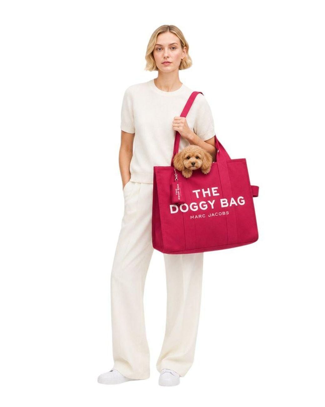 Marc Jacobs Pink Marc Jacobs Cotton Tote Bag