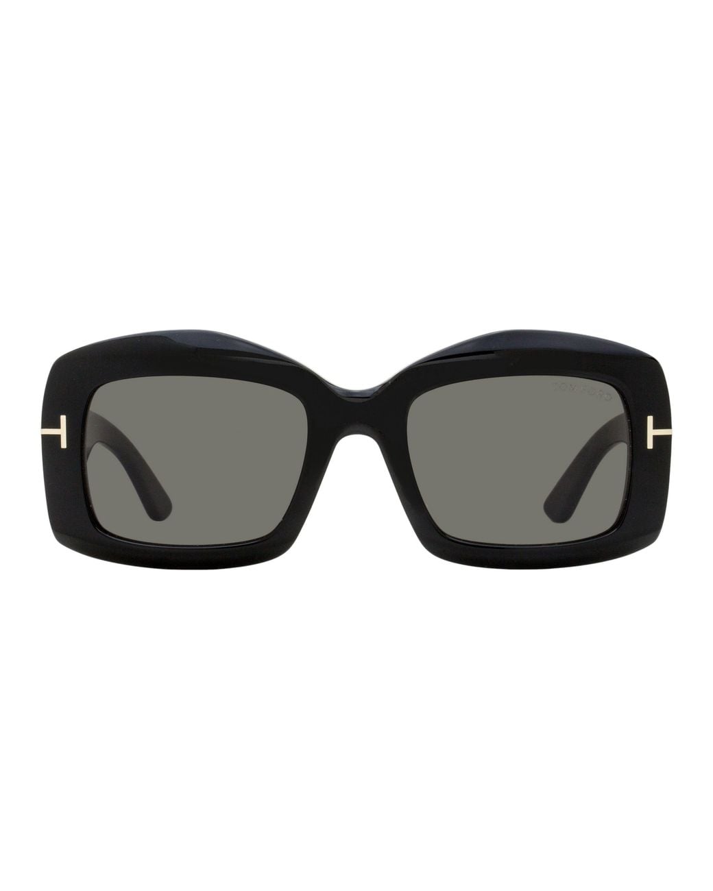 Tom Ford Black Venetia Sunglasses Tf1218 01A 53Mm Ft1218 Plastic (Acetate)
