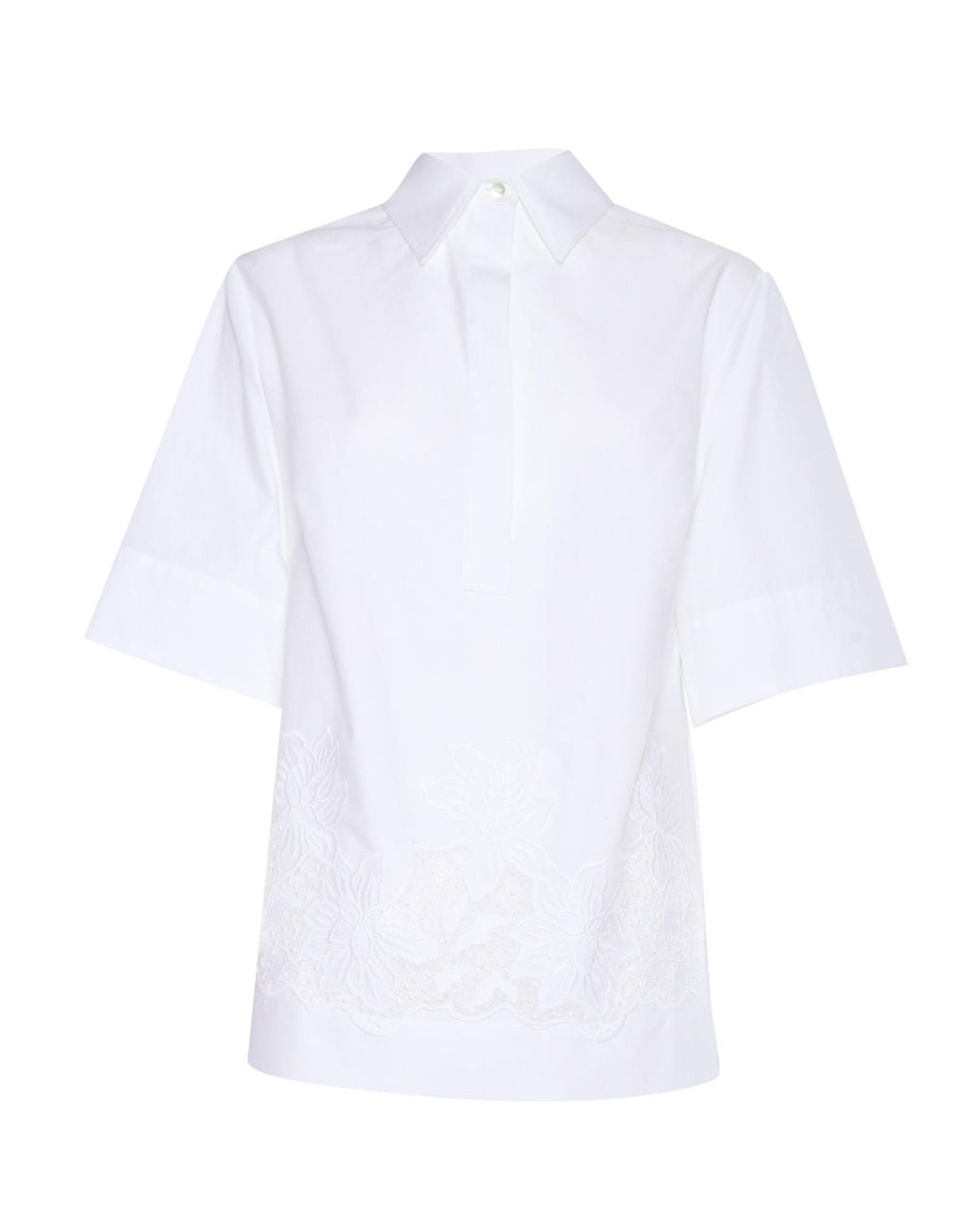 P.A.R.O.S.H. White Blouse Cotton Polyester