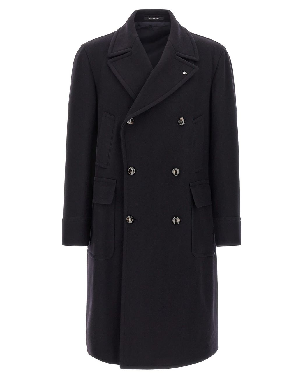 Tagliatore Black 'Sherry' Coat for men