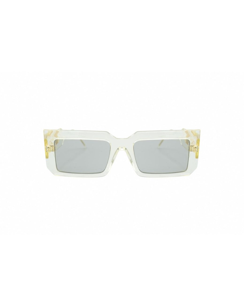 Louis Vuitton White Monogram Mirrored 1.1 Millionaire Sunglasses