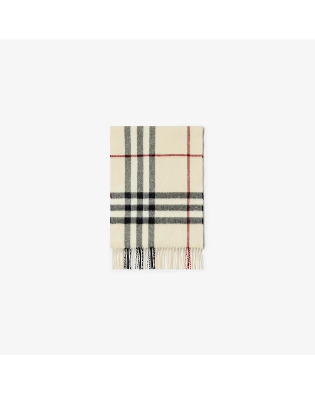 Burberry Metallic Burberry Check Wool Scarf